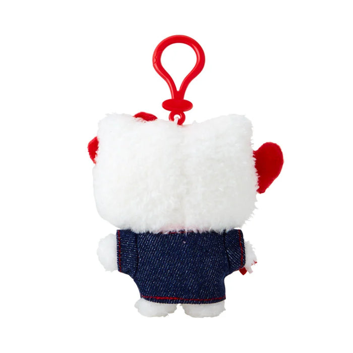 Japan Sanrio - Hello Kitty Plush Keychain (Denim Patch)