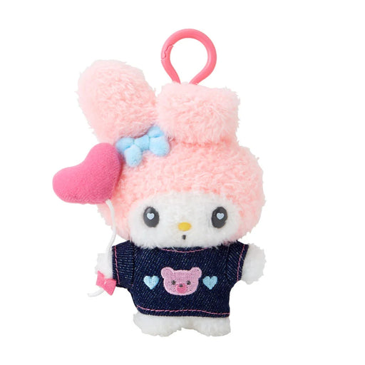 Japan Sanrio - My Melody Plush Keychain (Denim Patch)
