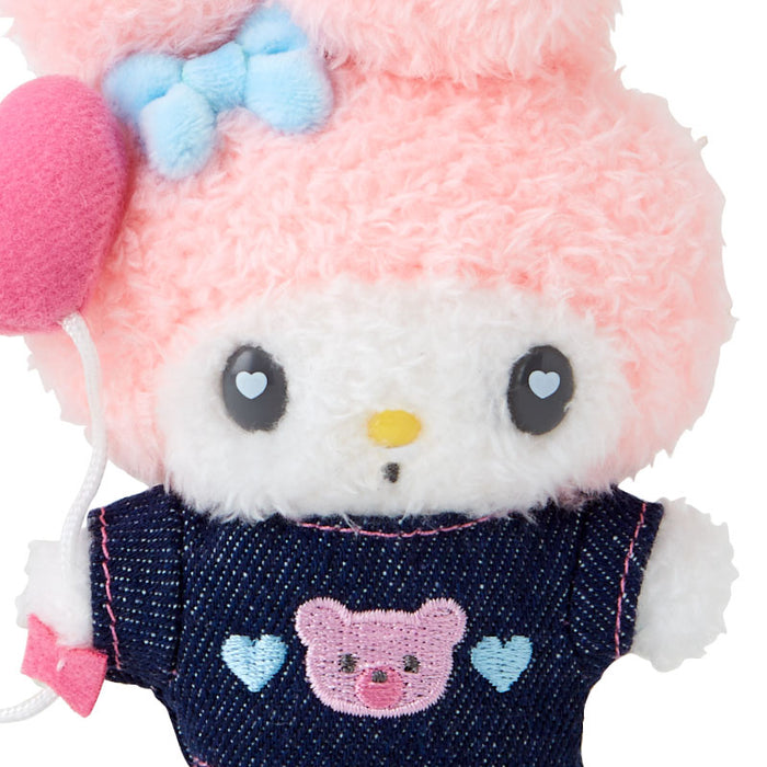 Japan Sanrio - My Melody Plush Keychain (Denim Patch)