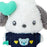 Japan Sanrio - Pochacco Plush Keychain (Denim Patch)