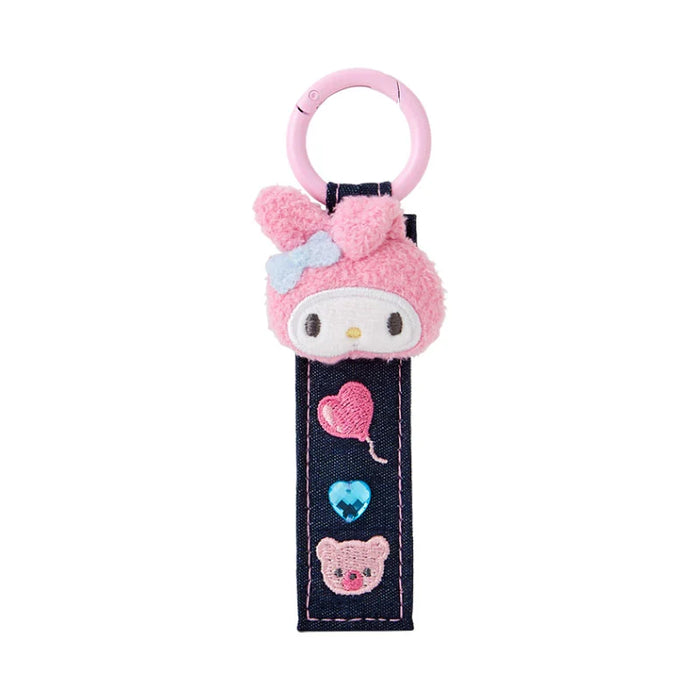 Japan Sanrio - My Melody Tag Keychain (Denim Patch)