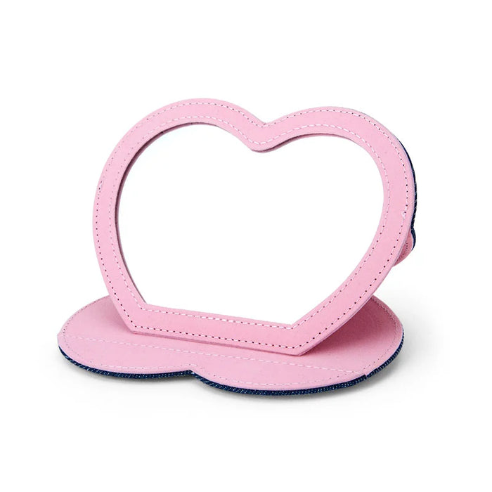 Japan Sanrio - Sanrio Characters Folding Mirror (Denim Patch)
