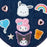 Japan Sanrio - Sanrio Characters Folding Mirror (Denim Patch)