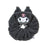 Japan Sanrio - Kuromi Fluffy Face-Shaped Scrunchie