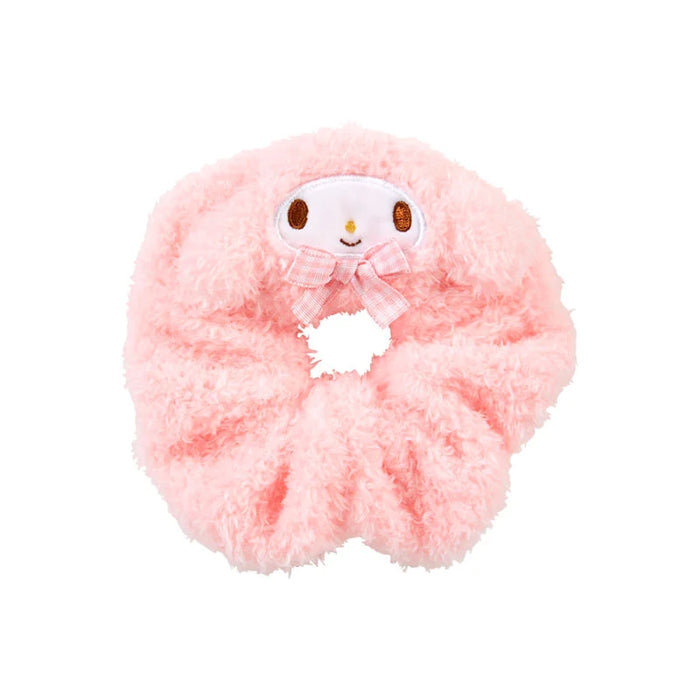 Japan Sanrio - My Melody Fluffy Face-Shaped Scrunchie