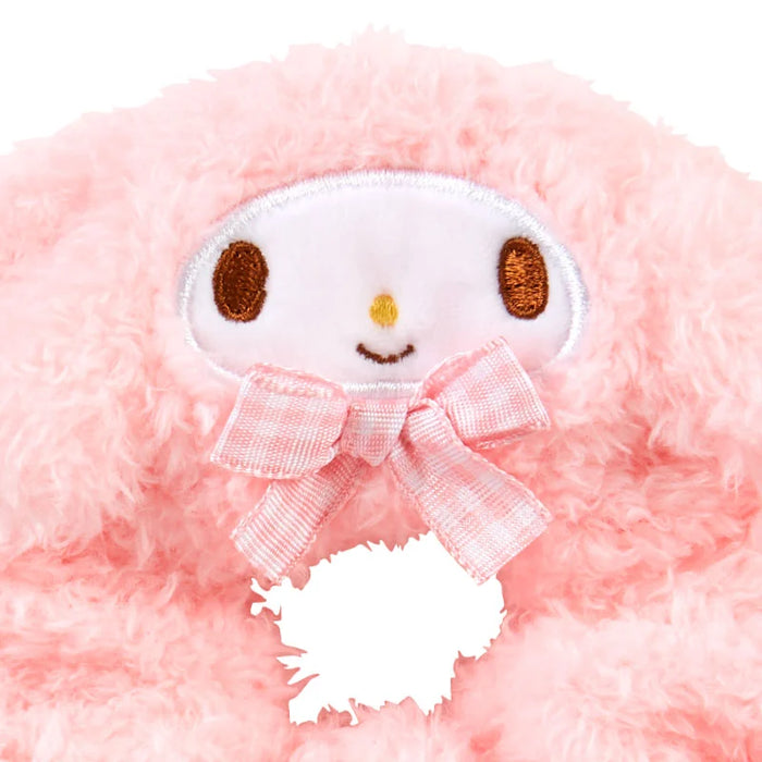 Japan Sanrio - My Melody Fluffy Face-Shaped Scrunchie
