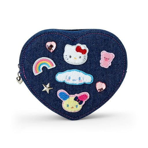 Japan Sanrio - Sanrio Characters Pouch (Denim Patch)