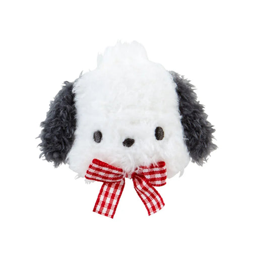 Japan Sanrio - Pochacco Fluffy Face-Shaped Hair Clip