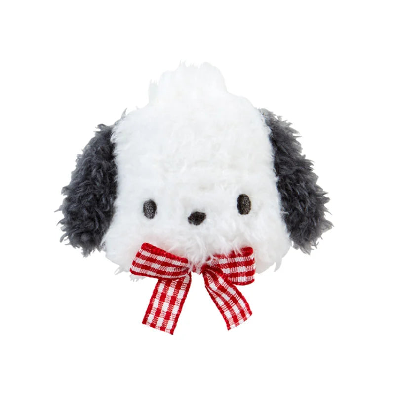 Japan Sanrio - Pochacco Fluffy Face-Shaped Hair Clip