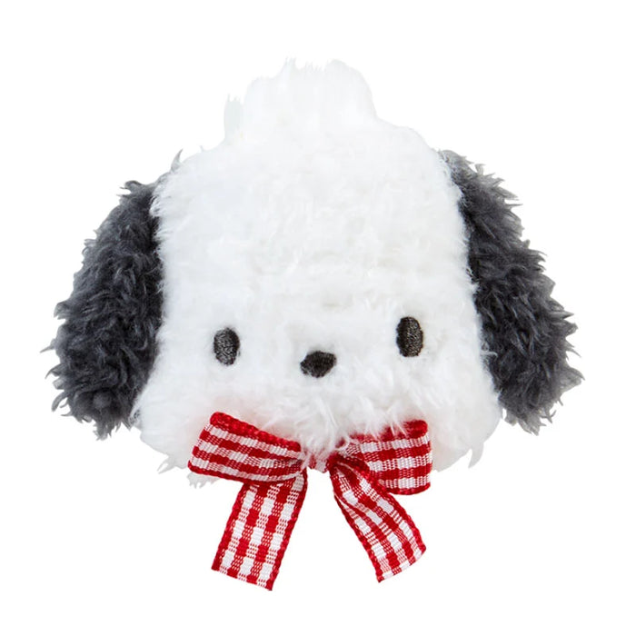 Japan Sanrio - Pochacco Fluffy Face-Shaped Hair Clip