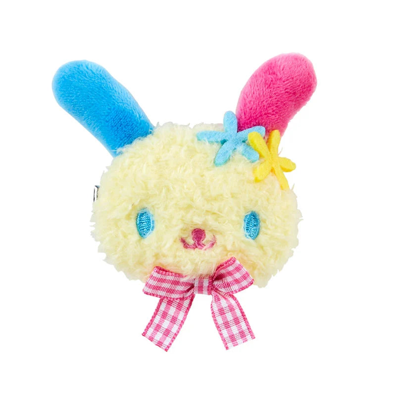 Japan Sanrio - Usahana Fluffy Face-Shaped Hair Clip
