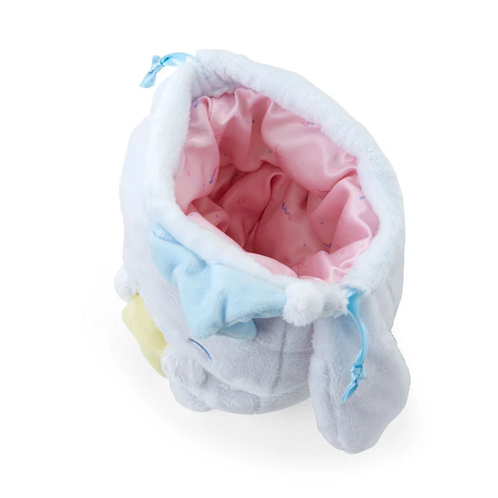 Japan Sanrio -Cinnamoroll Plush Drawstring Bag (Sleepy Time)