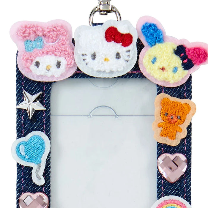 Japan Sanrio - Sanrio Characters Pass & Card Case (Denim Patch)