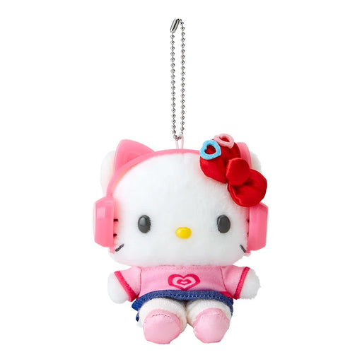 Japan Sanrio - Hello Kitty Plush Keychain (Our Heisei Pop Design)