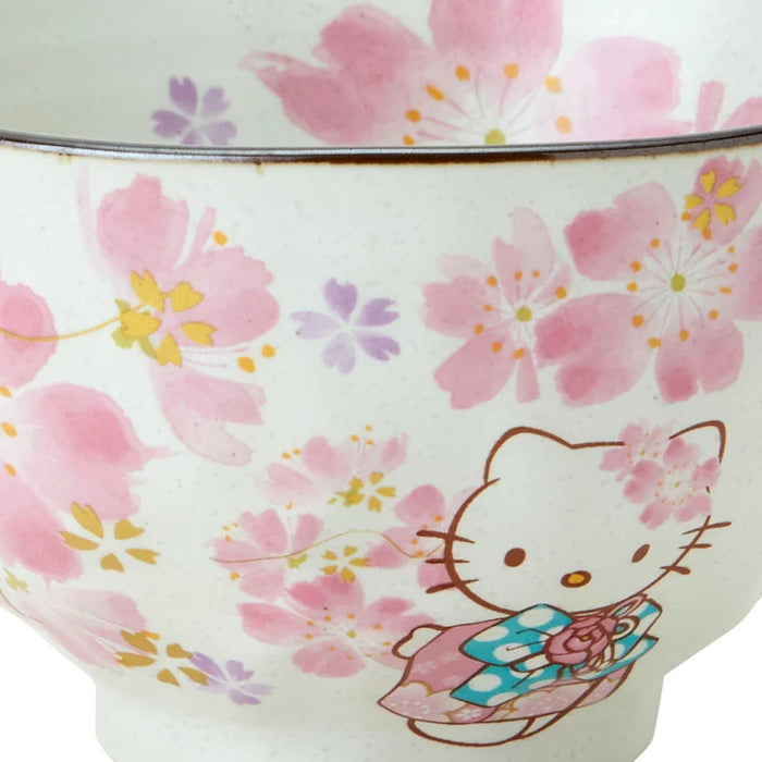 Japan Sanrio - Hello Kitty Mino Ware Tea Bowl