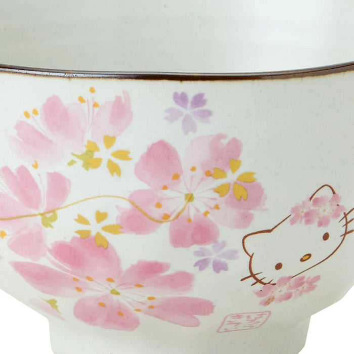 Japan Sanrio - Hello Kitty Mino Ware Tea Bowl