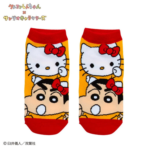 Japan Sanrio - Hello Kitty x Crayon Shin-chan Socks