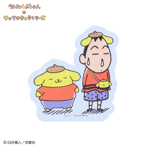 Japan Sanrio - Pompompurin Crayon Shin-chan character sticker (Bo-chan)