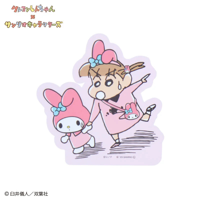 Japan Sanrio - My Melody Crayon Shin-chan character sticker (Nene-chan)