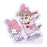 Japan Sanrio - My Melody Crayon Shin-chan character sticker (Nene-chan)