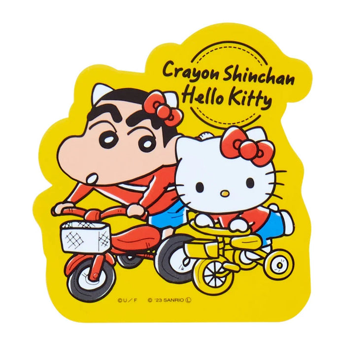 Japan Sanrio - Hello Kitty Crayon Shin-chan character sticker (tricycle)