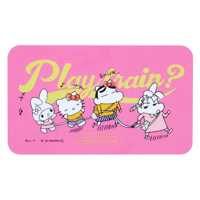 Japan Sanrio - Sanrio Characters Crayon Shin-chan character stickers (Play train?)
