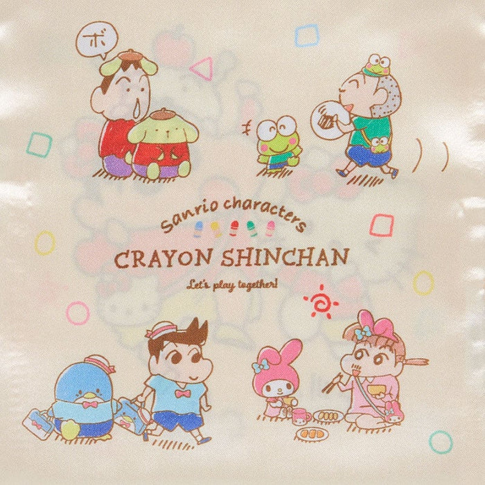Japan Sanrio - Sanrio Characters Crayon Shin-chan Ribbon Drawstring Bag