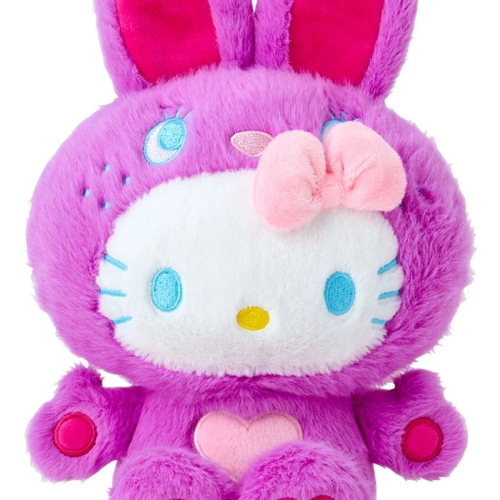 Japan Sanrio - Hello Kitty Plush Toy (Colorful Bunny) Color: Purple