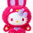 Japan Sanrio - Hello Kitty Plush Toy (Colorful Bunny) Color: Red
