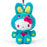 Japan Sanrio - Hello Kitty Plush Keychain (Colorful Bunny) Color: Mint Green