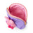 Japan Sanrio - Hello Kitty Boa Face Cosmetic Pouch (Colorful Bunny) Color: Purple