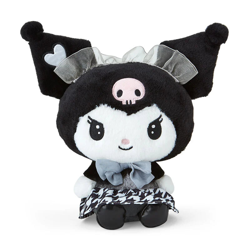 Japan Sanrio - Kuromi Plush Toy (French Houndstooth)