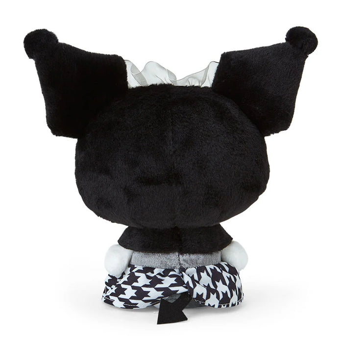 Japan Sanrio - Kuromi Plush Toy (French Houndstooth)