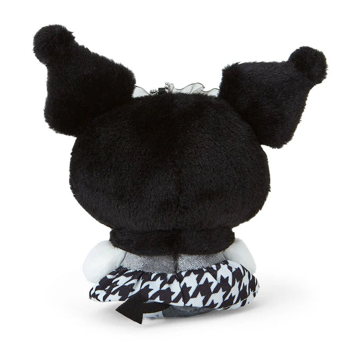 Japan Sanrio - Kuromi Plush Keychain (French Houndstooth)