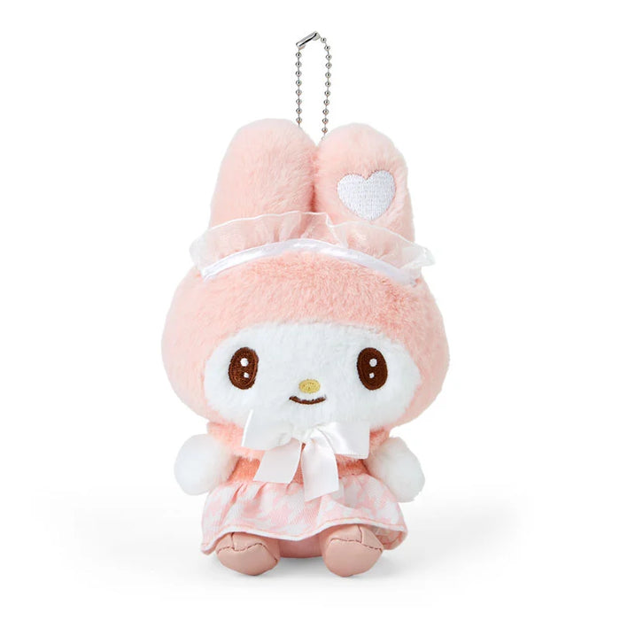 Japan Sanrio - My Melody Plush Keychain (French Houndstooth)