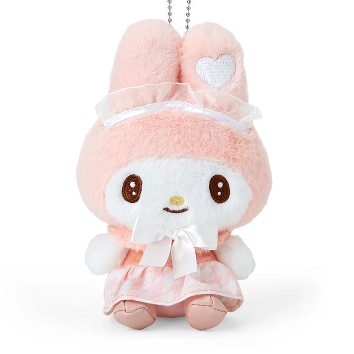 Japan Sanrio - My Melody Plush Keychain (French Houndstooth)