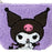 Japan Sanrio - Kuromi Sagara Embroidery Mini Pouch