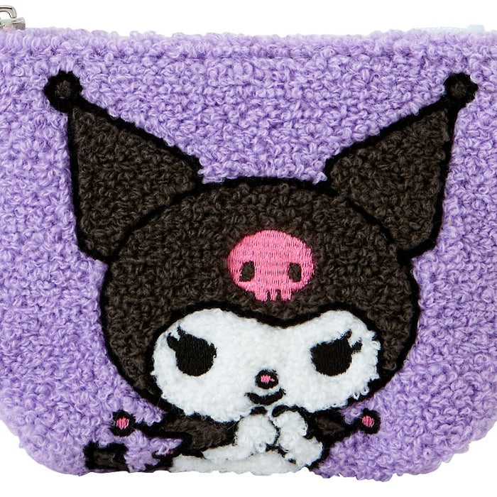 Japan Sanrio - Kuromi Sagara Embroidery Mini Pouch