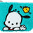 Japan Sanrio - Pochacco Sagara Embroidery Mini Pouch