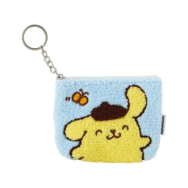 Japan Sanrio - Pompompurin Sagara Embroidery Mini Pouch