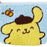 Japan Sanrio - Pompompurin Sagara Embroidery Mini Pouch