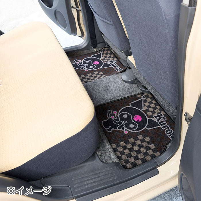 Japan Sanrio -  Kuromi Car mats, rear, set of 2