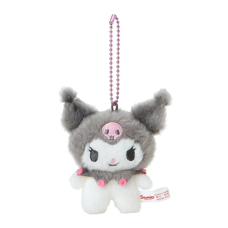 Japan Sanrio - Kuromi Plush Keychain (Pitatto Friends Photo Design)