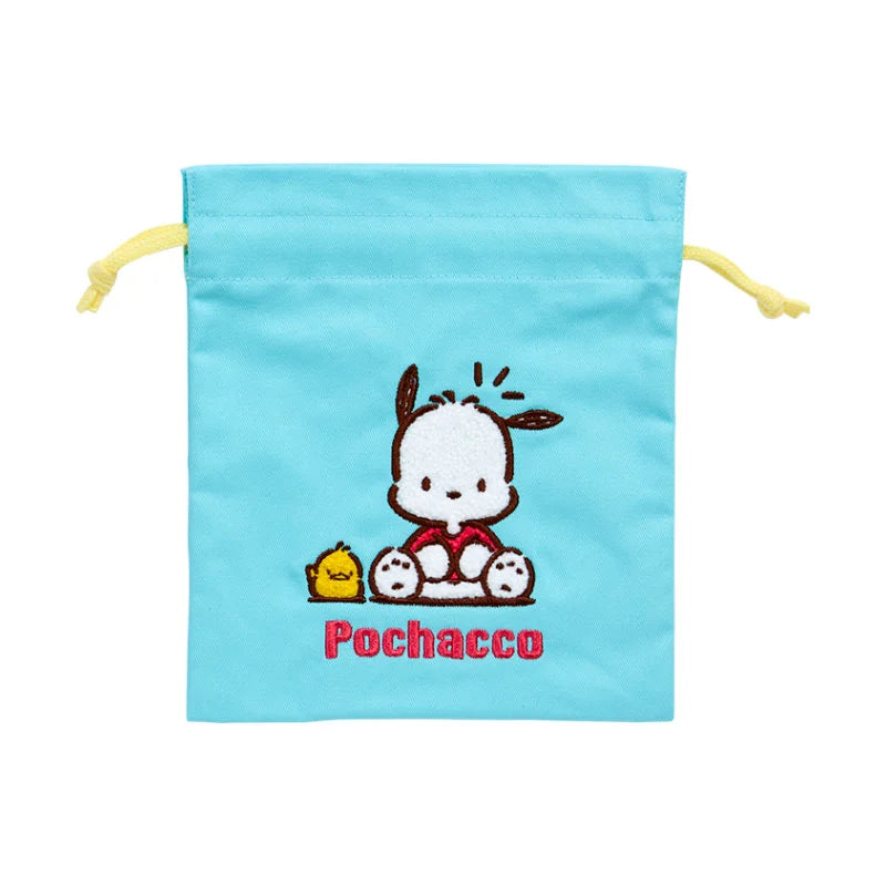 Japan Sanrio - Pochacco Sagara Embroidery Drawstring Bag (Retro)
