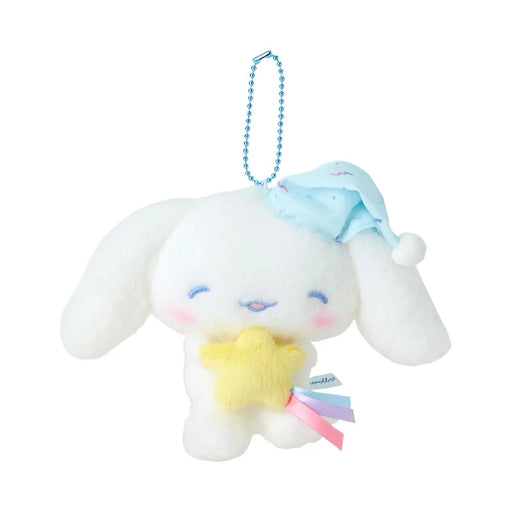 Japan Sanrio -Cinnamoroll Plush Keychian (Sleepy Time)