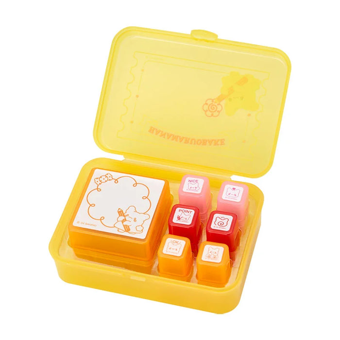 Japan Sanrio - Hanamaruobake Penetrating Stamp Set