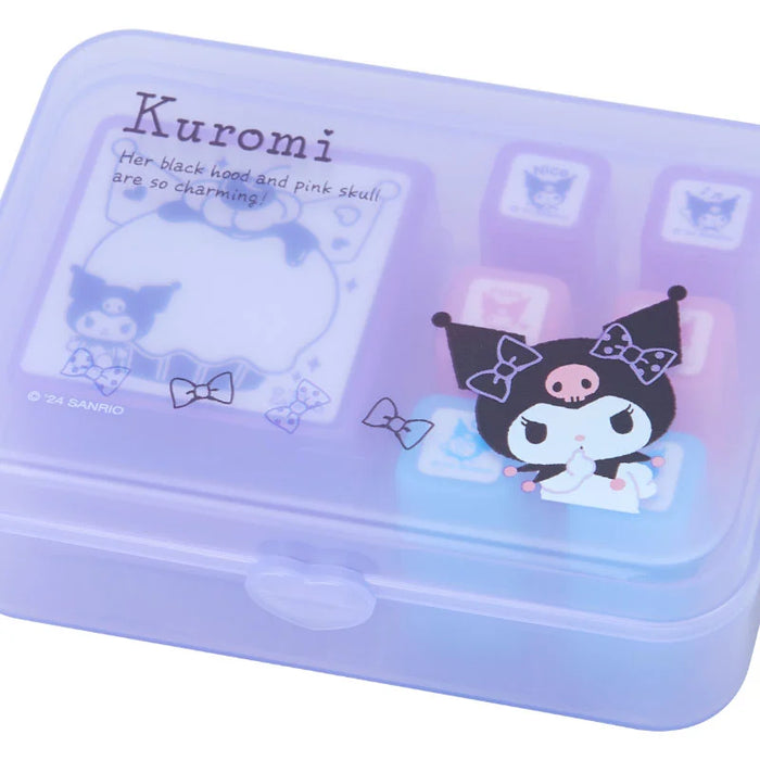 Japan Sanrio - Kuromi Penetrating Stamp Set