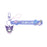 Japan Sanrio - Kuromi Hand Strap with 3D Mascot
