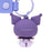 Japan Sanrio - Kuromi Hand Strap with 3D Mascot