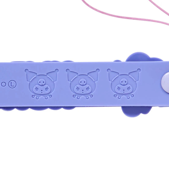 Japan Sanrio - Kuromi Hand Strap with 3D Mascot
